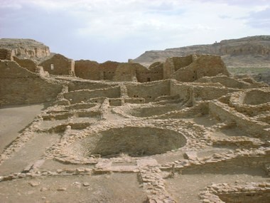 Photo of interior of Chetro Ketl