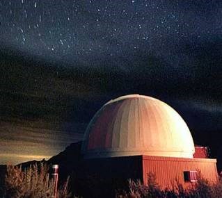 Photo of Chaco Observatory at night