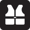 pictograph of a lifejacket