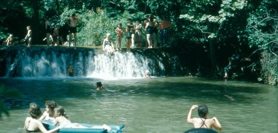 Swimming at Little Niagra, 1957
