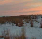 The Washita battlefield at sunrise