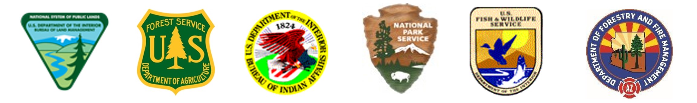 Interagency Symbols Symbols from Forest Service, Park Service, and Arizona agencies