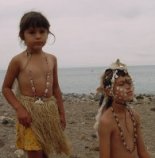 Chumash children celebrate the tomol crossing at Santa Cruz Island Chumash children celebrate the tomol crossing at Santa Cruz Island