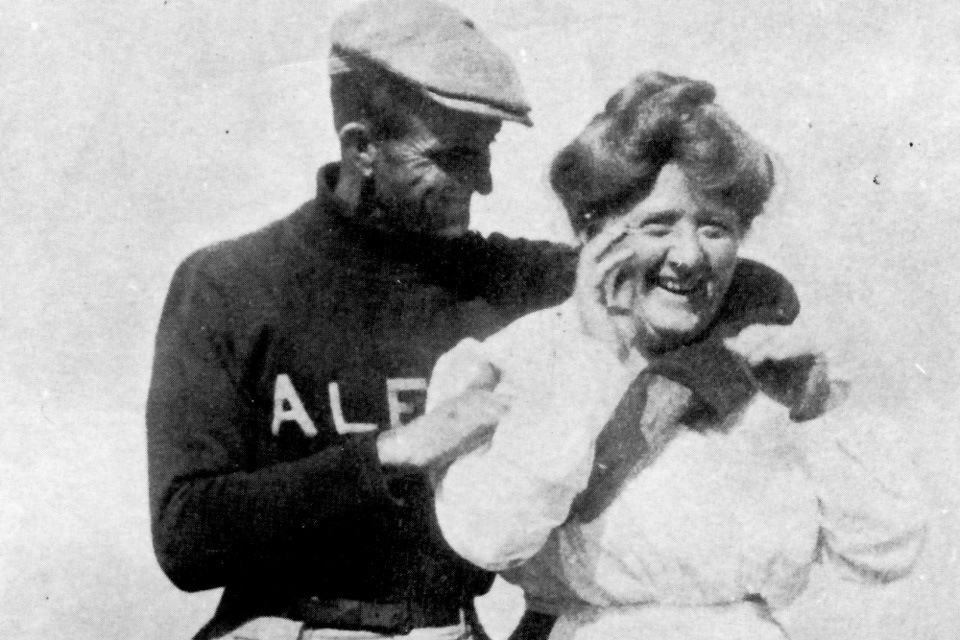 Margaret Eaton, with husband Ira, 1920
