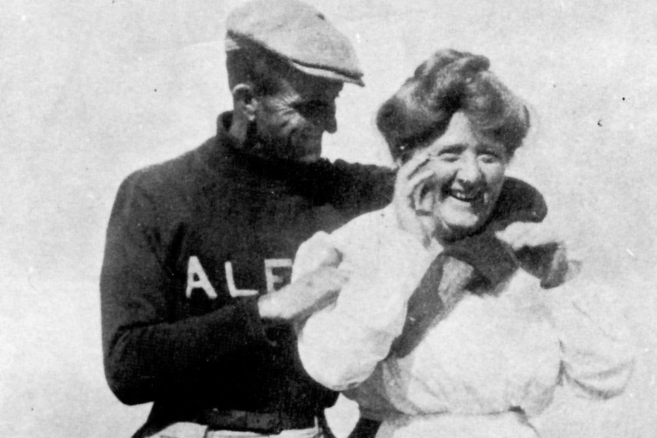 Margaret Eaton, with husband Ira, 1920