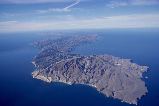 Aerial view of Santa Cruz Island. ©Tim Hauf, timhaufphotography.com