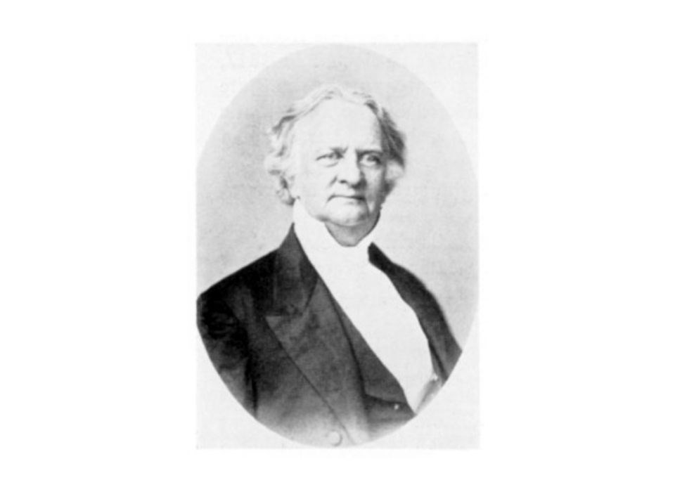 Historical black and white photo of Federal Judge James Dunlop.