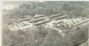 Ariel photo of CCC work camps along the canal Ariel photo of CCC work camps along the canal