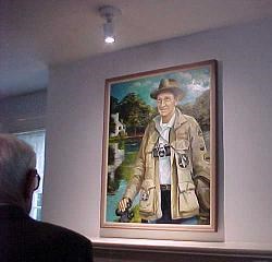 Photo of a Tom Kozar painting of Justice William O.  Douglas.