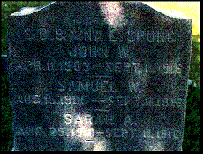 Photo of Spong Children gravemarker