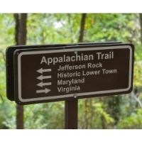 Appalachian Trail sign.