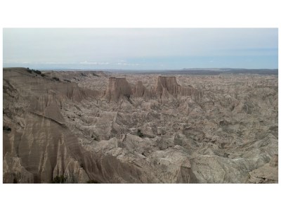 View of Palmer Creek in the Badlands.