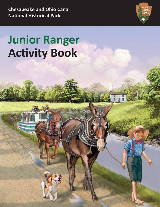 C&O Canal Junior Ranger Book  English Cover