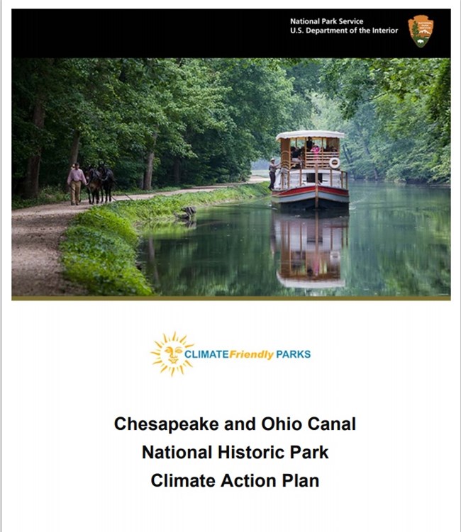 Image of the Chesapeake and Ohio Canal National Historic Park's Climate Action Plan PDF