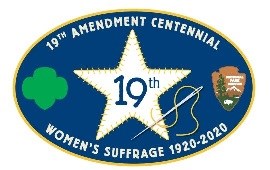 Girl Scout 19th Amendment Centennial patch