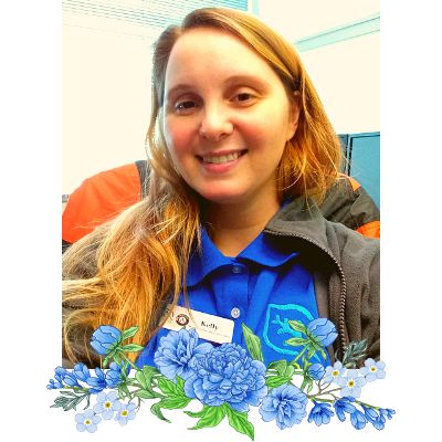 Selfie portrait of SCA Intern Kelly S.