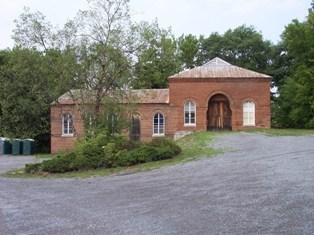 Photo of the Canal Museum Exhibit & Trolley Barn located at the Cushwa Basin in Williamsport, MD
