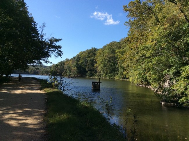 Widewater on C&O Canal Towpath - MM13