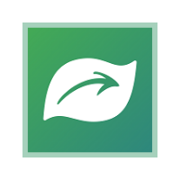 Green & white leaf iNaturalist logo.
