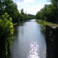 Scenic view of canal water.