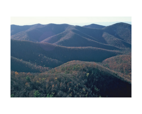 View from Rockytop Overlook at Shenandoah National Park.