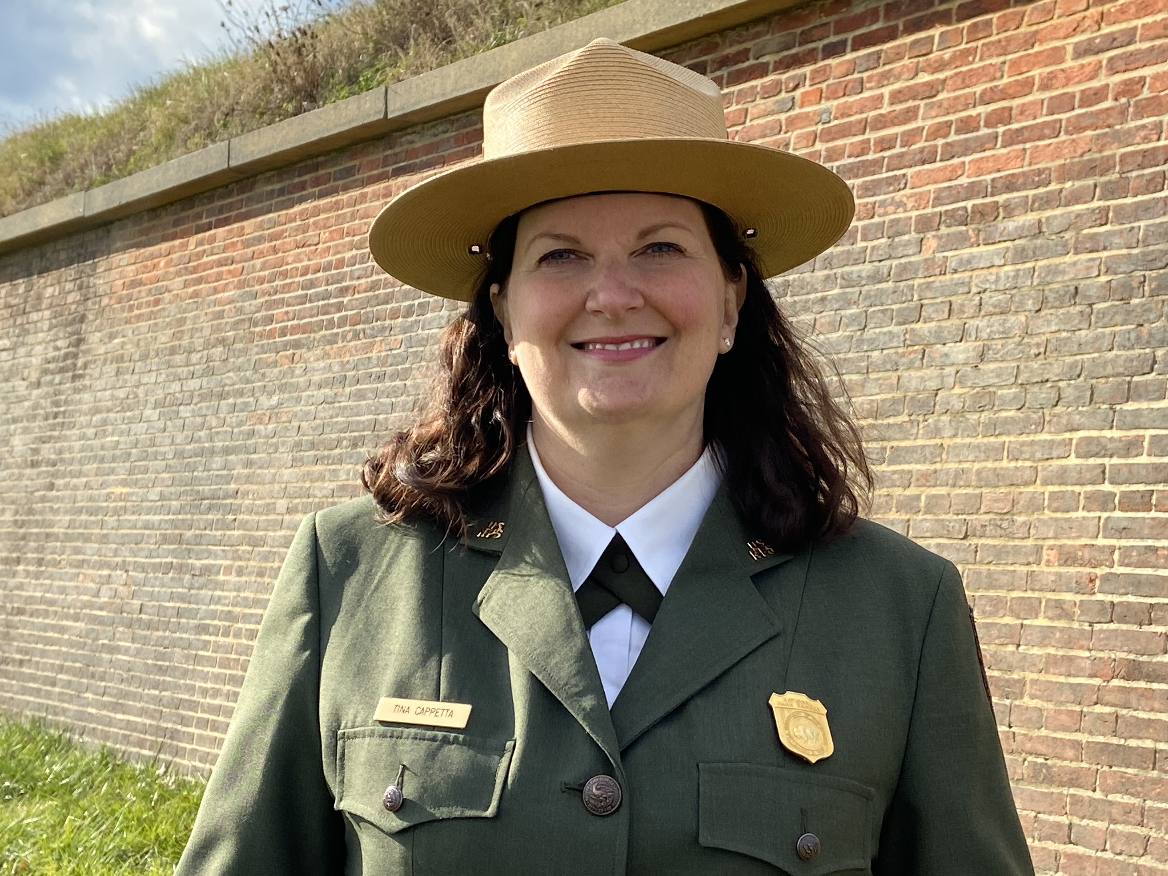 photo of Tina Cappetta in her National Park Service uniform