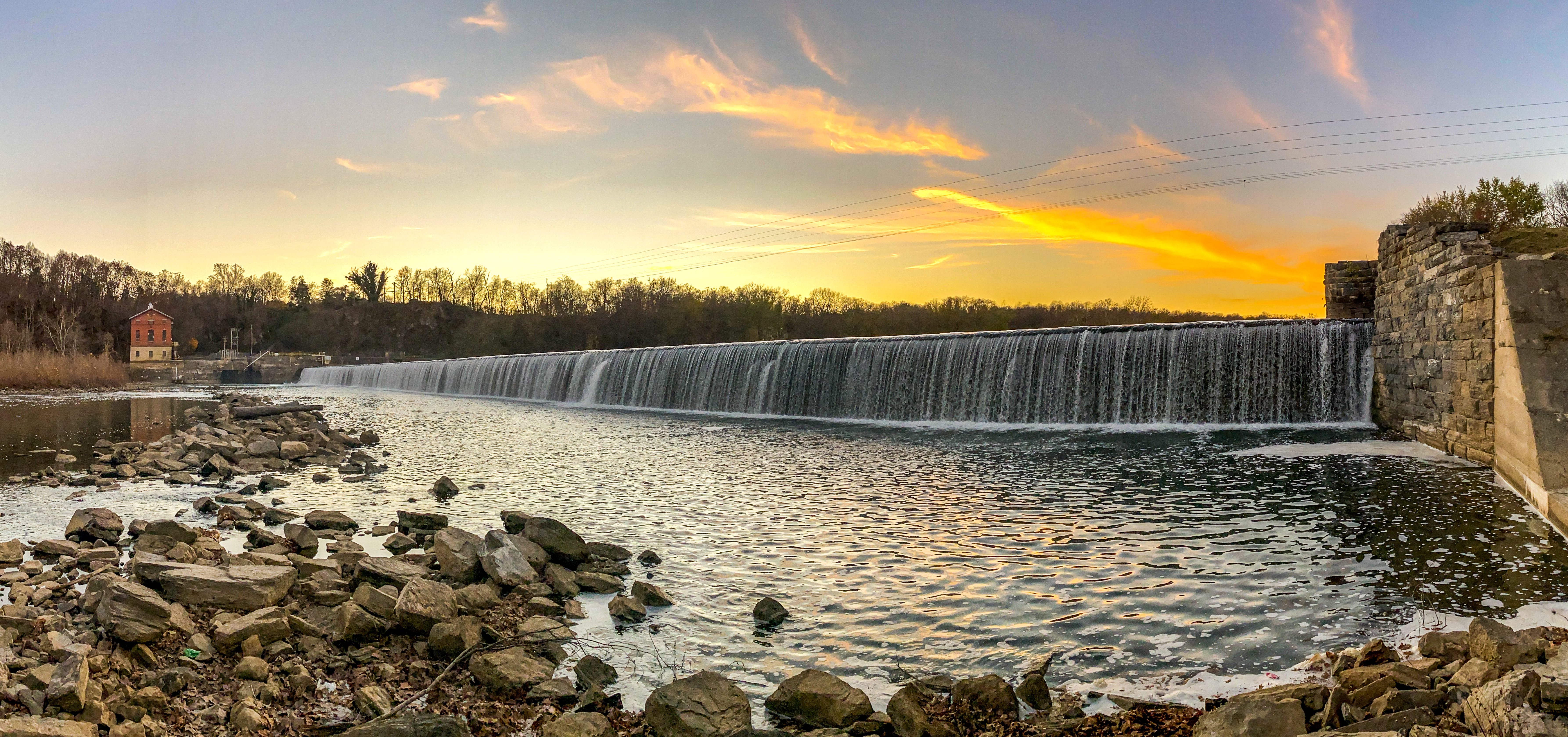 Dam 5 at Sunset