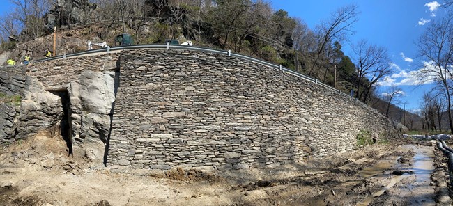 Restored Level 33 Masonry Wall