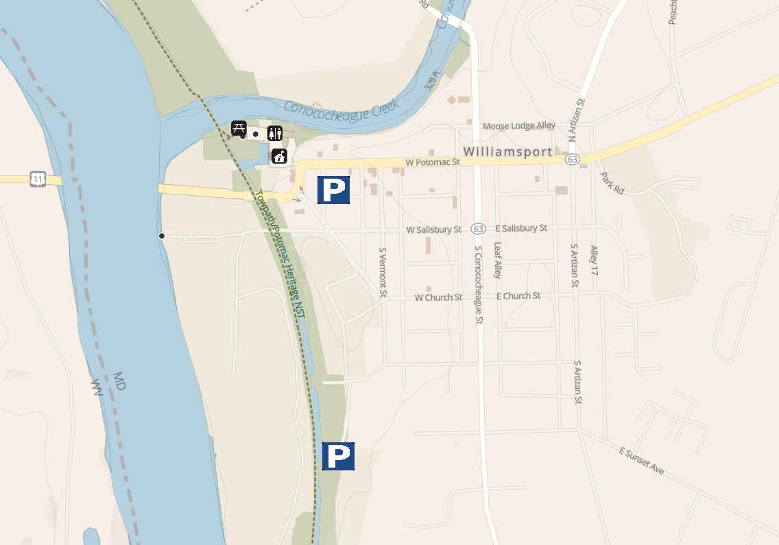 Suggested Parking Locations