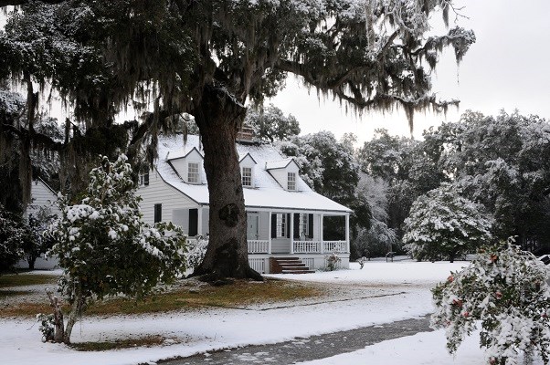 Outside of House and Snow