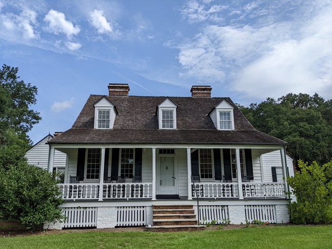 1828 Lowcountry Coastal Cottage located on the grounds of Charles Pinckney Historic Site