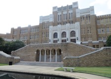 Little Rock Central High School front entrance Little Rock Central High School front entrance