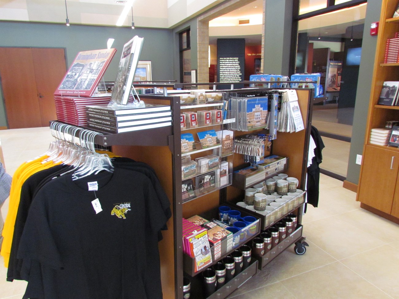 The JNPA Bookstore has gifts to commemorate your visit and educational content on the stories of civil rights and Central High's desegregation.