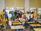 Summer field school participants at Central High. Summer field school participants at Central High.
