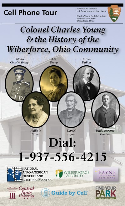 Cell Phone Tour cms400 A house with six oval portraits of African Americans in foreground