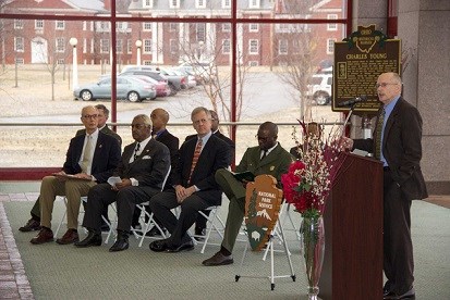 Dr. Floyd Thomas addresses attendees