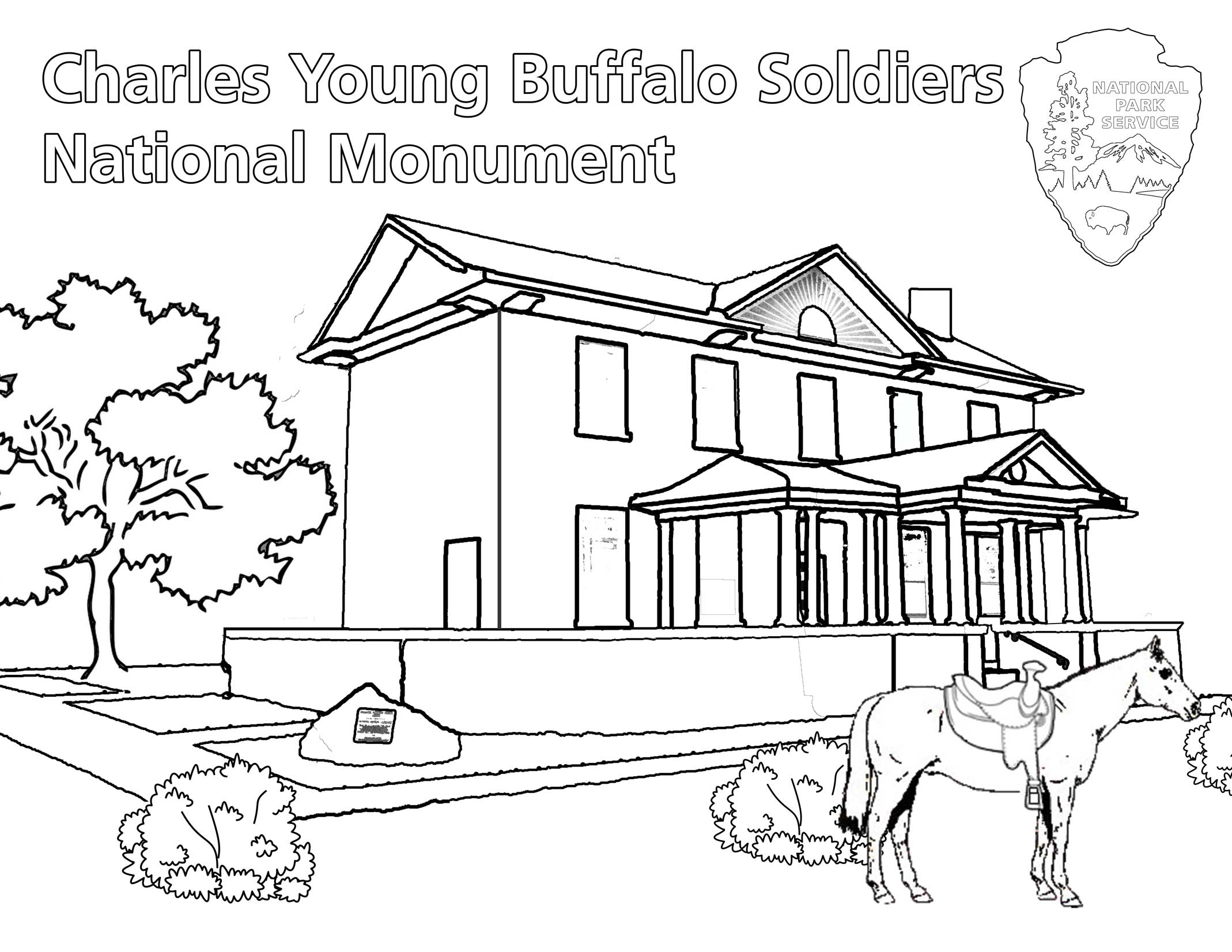 monument coloring pages