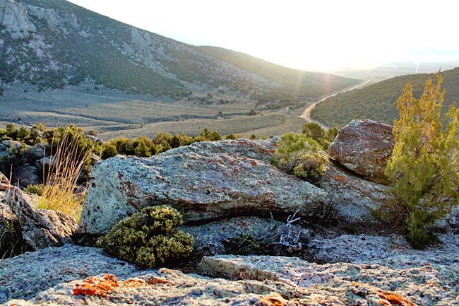 Sunrise view at City of Rocks