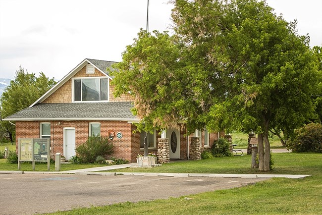 Exterior of the City of Rocks Visitor Center