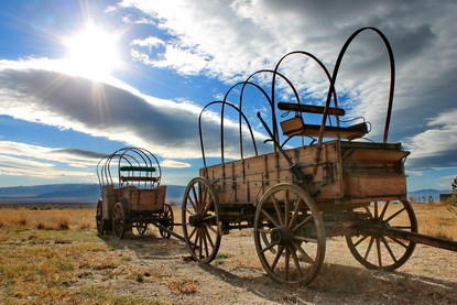 Replica wagons of the California Trail era