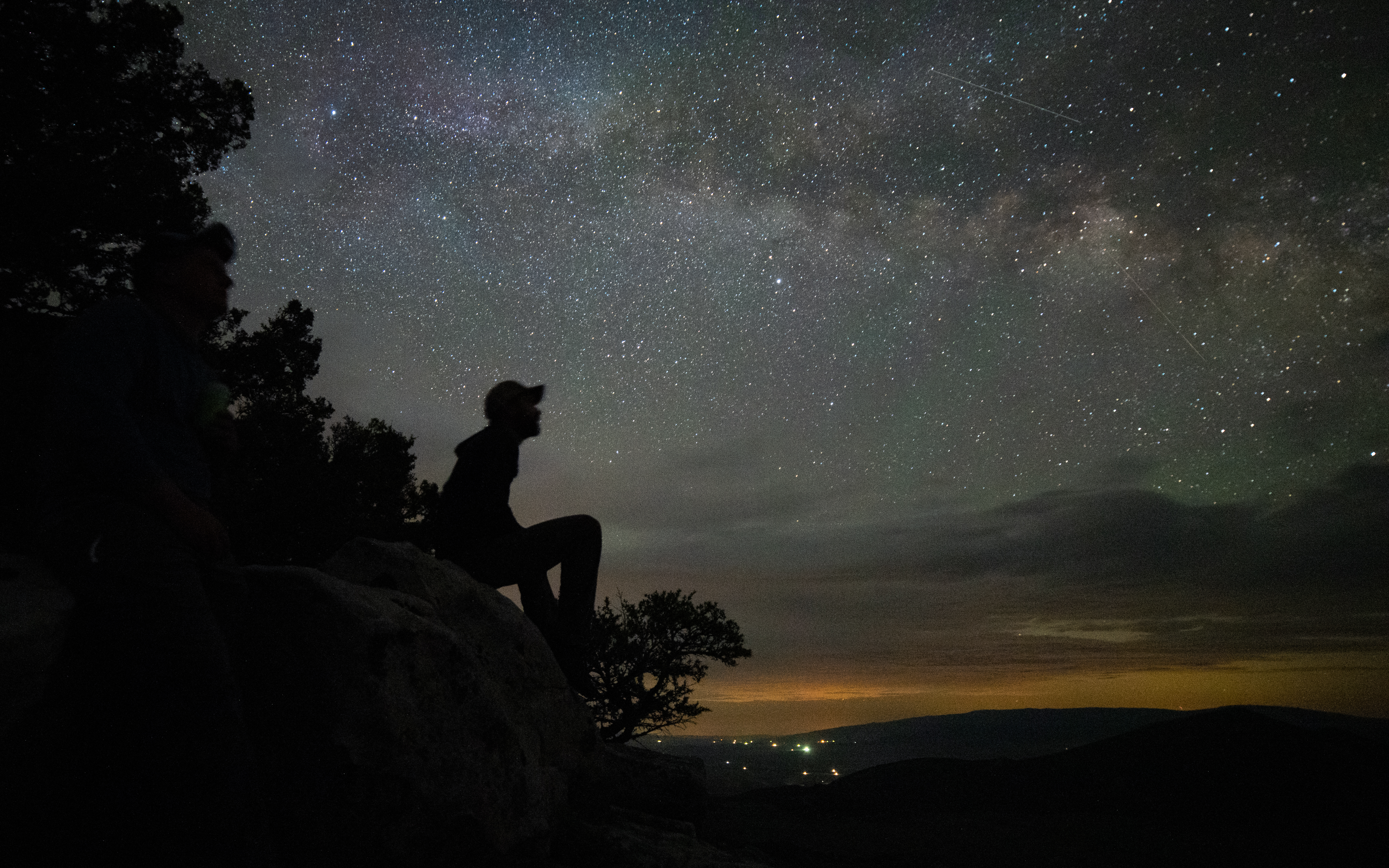 Dark Sky in City of Rocks