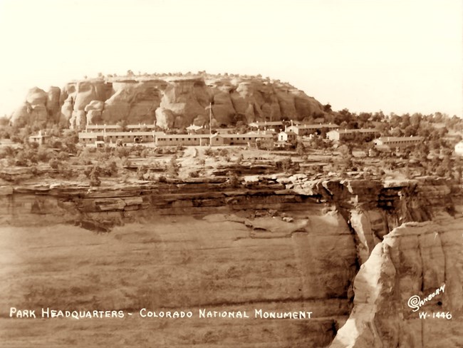 Photo of the CCC's headquarters at Colorado National Monument