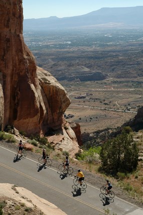 bikes on rim rock drive