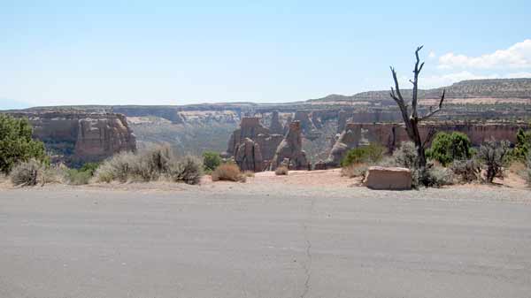 Ceremony View from Saddlehorn Picnic Area