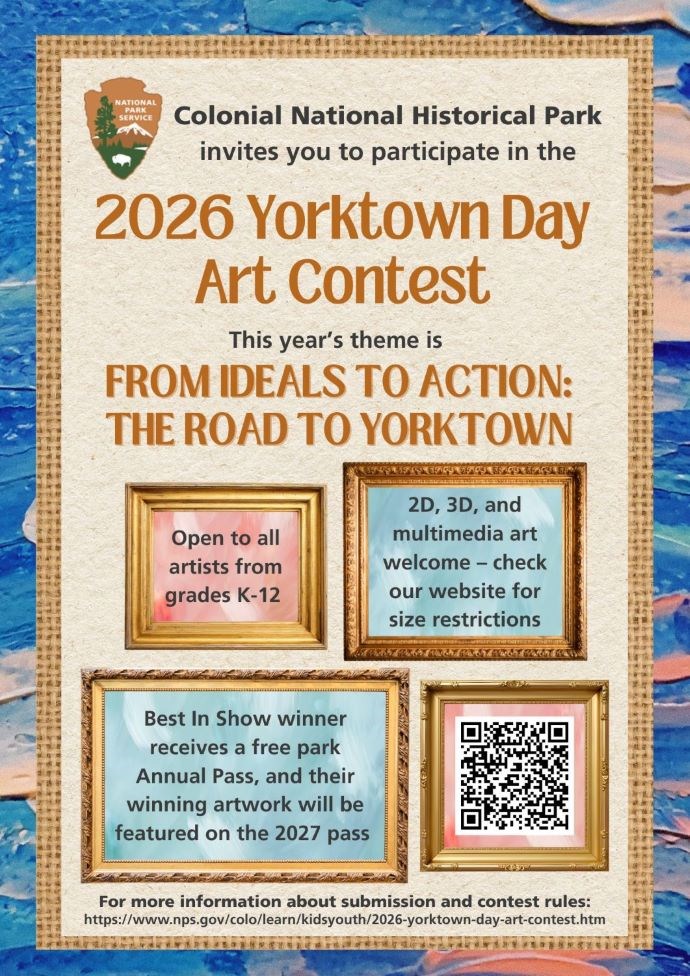 2026 Yorktown Day Art Contest Poster
