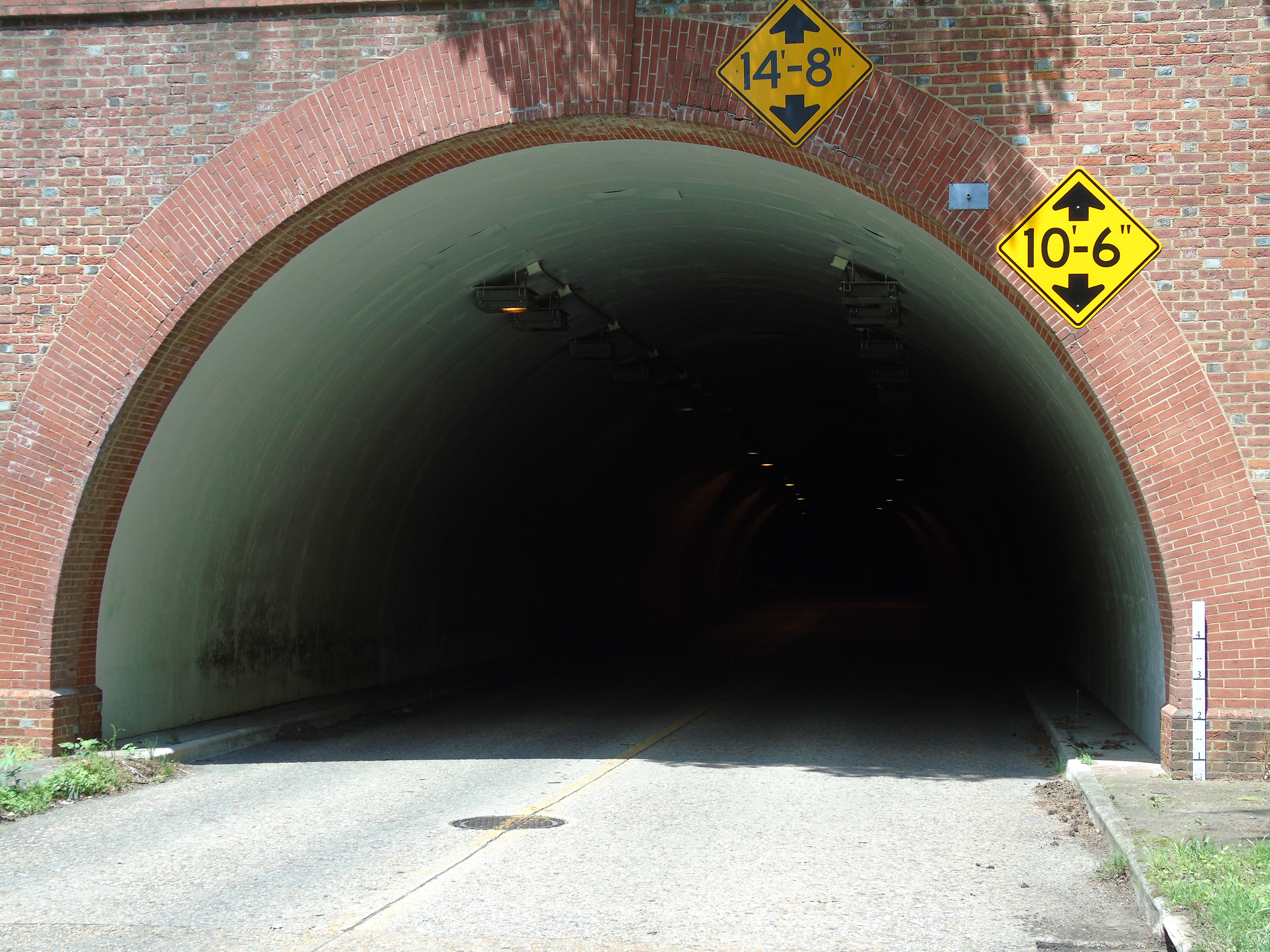 10222020 Williamsburg Tunnel on the Colonial Parkway Entrance to tunnel on the Colonial Parkway.