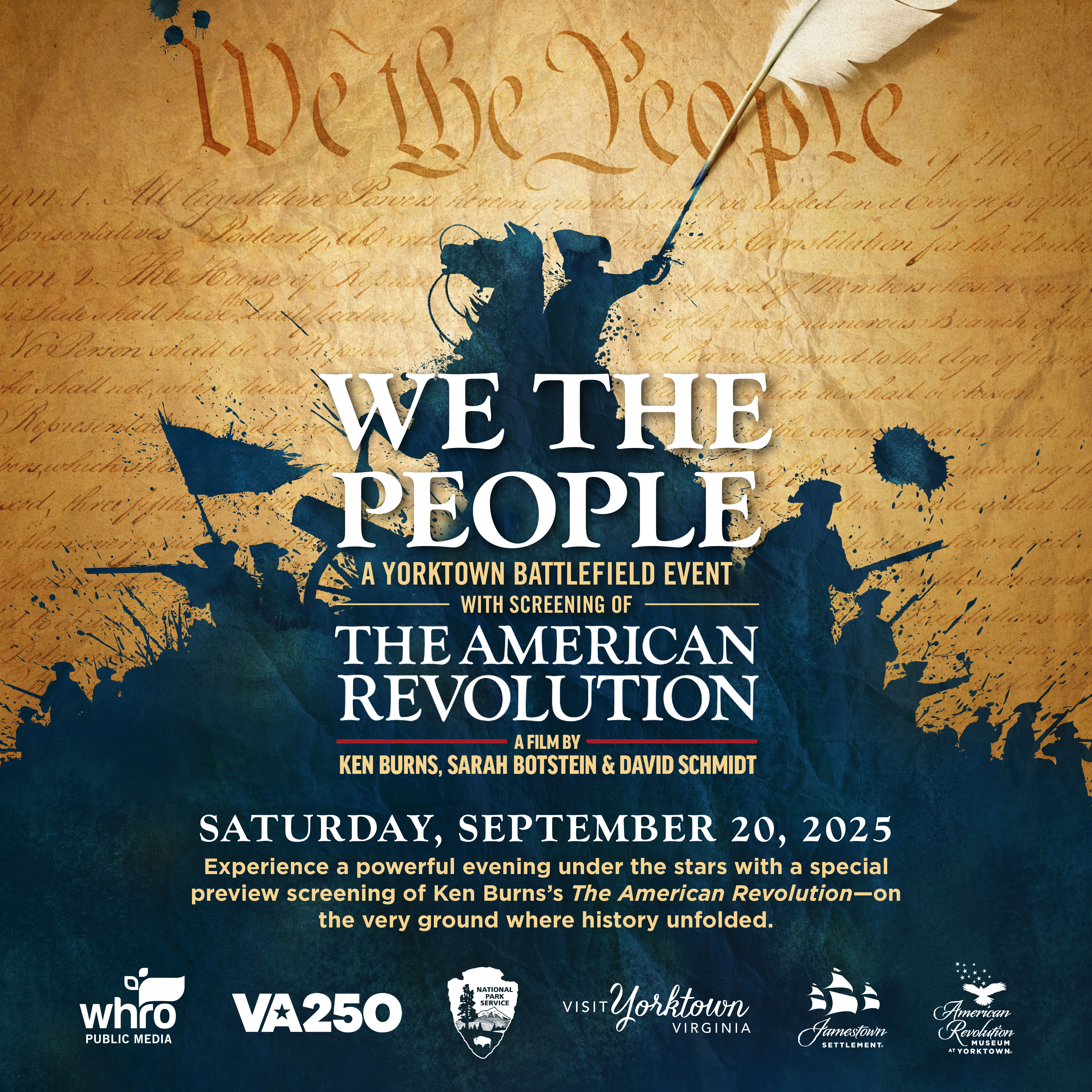 We The People 1080x1080_August 2025 We The People: Yorktown Battlefield Event