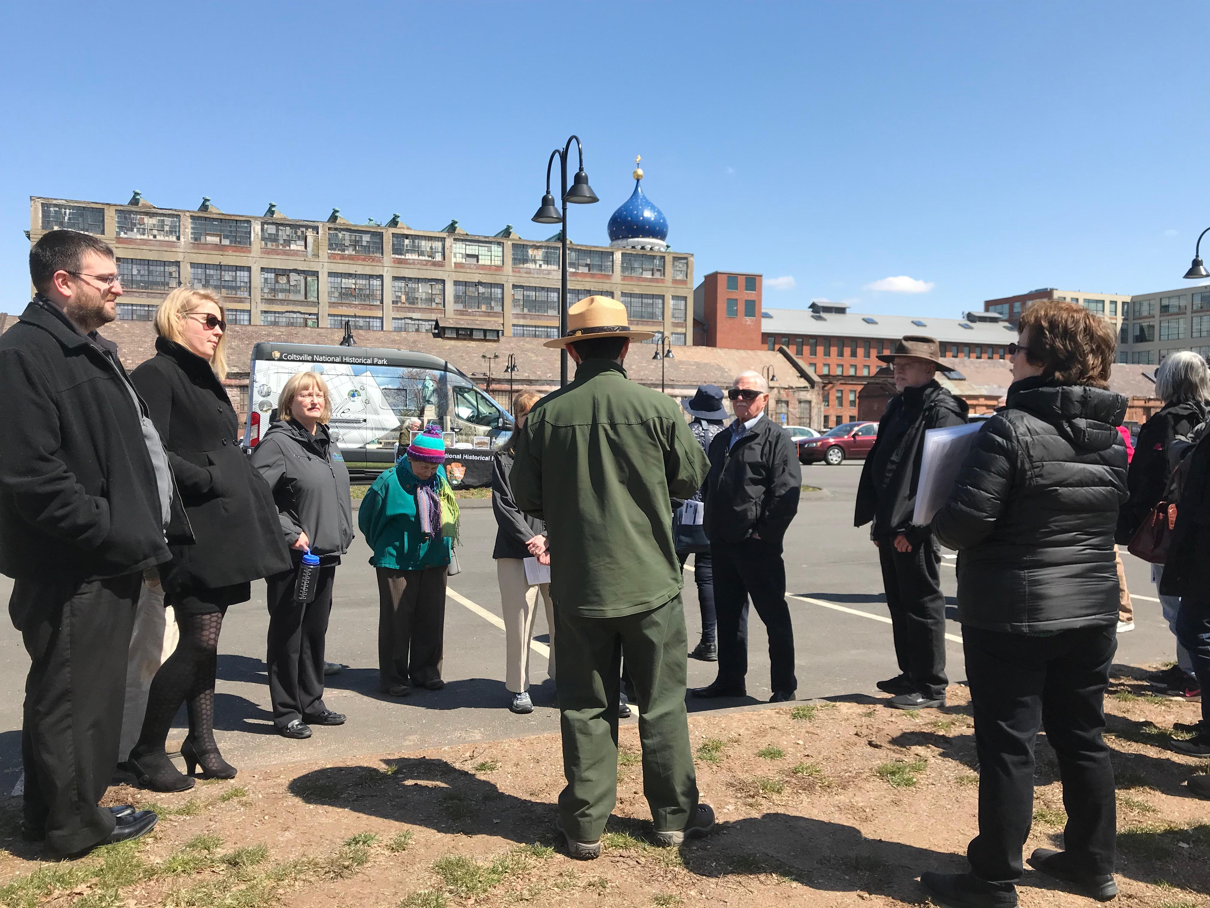 Ranger leading tour