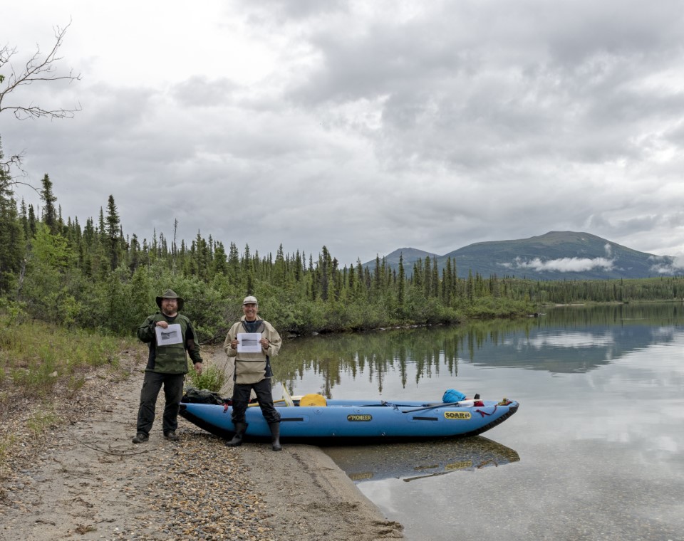 Black and white 1952 photograph of Walker Lake