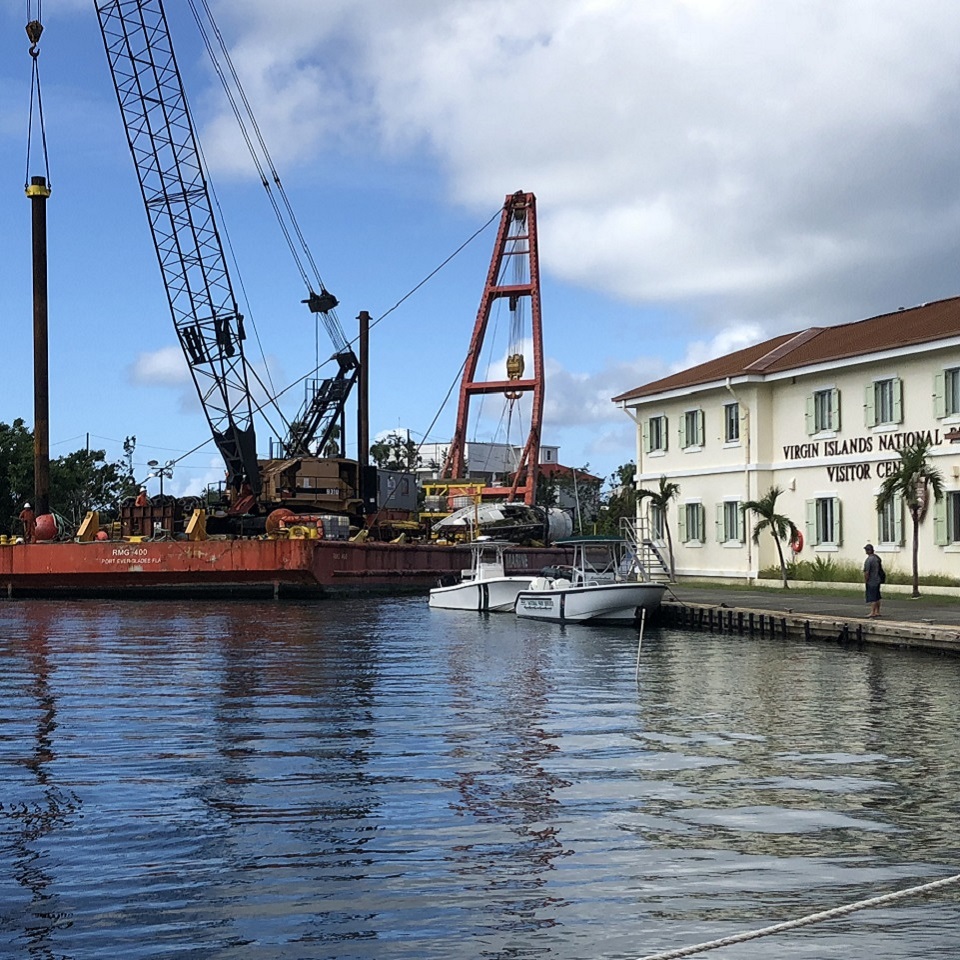 Barge coming for Saltaire